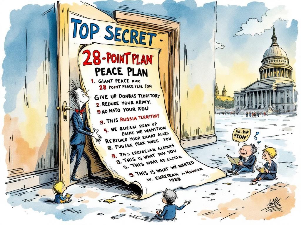 The leaked 28-point peace plan that echoed Russian demands - territory concessions, reduced army, no NATO